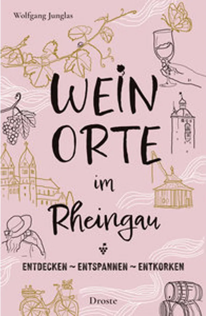 Carte Murale Weinorte im Rheingau - Poster Décoratif pour Cave à Vin