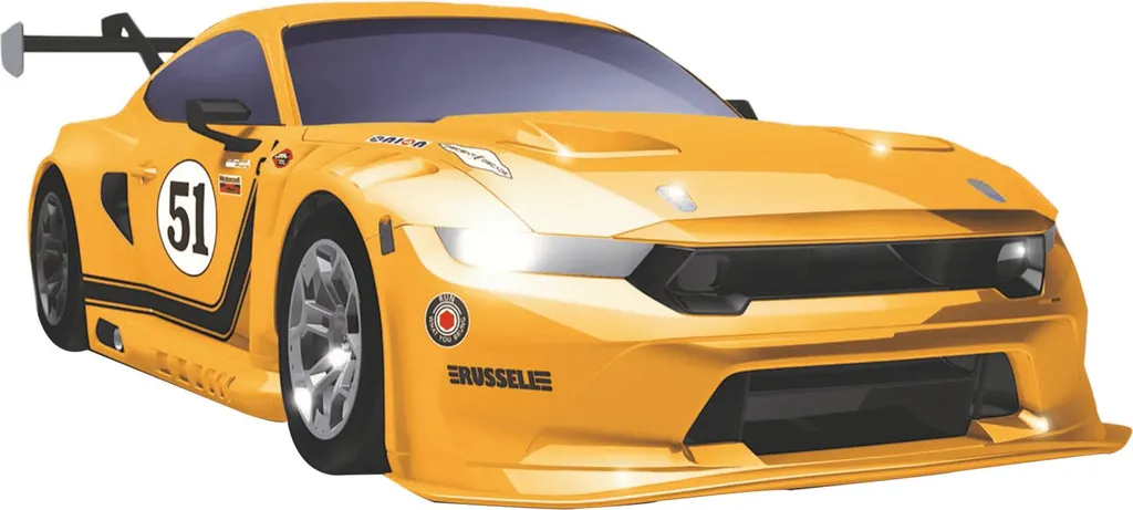 Ford Mustang GT3 1:50 Miniature n° 51 avec Finition Métal et Détails Pro