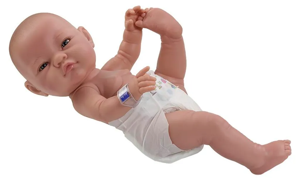 Bébé poupon 45 cm Paola Reina : le grand modèle réaliste avec couche
