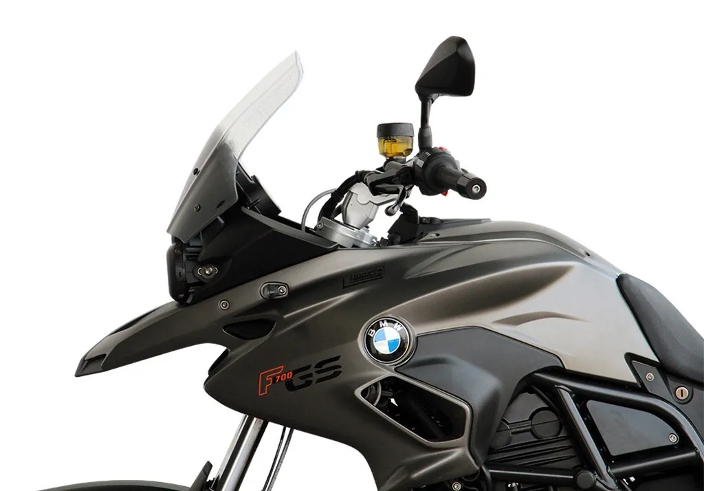 Réduire Turbulences BMW F 700 GS avec Bulle MRA Visière T Grise