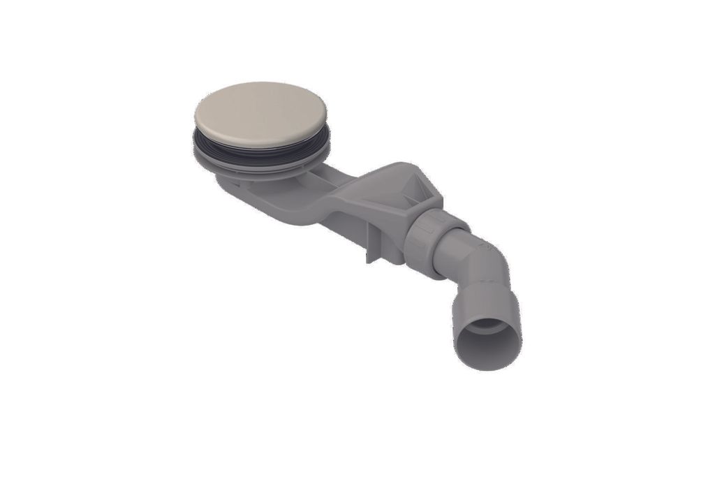 Bette SOLID 30 Ablaufgarnitur, seitlich, Ablaufleistung 0,6 l/s, mit Antirutsch Pro, B597-423AY