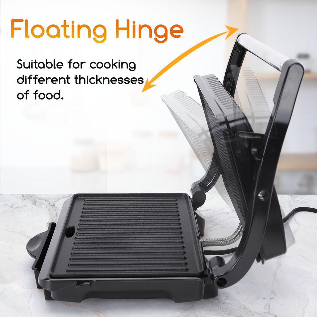 Aigostar - 1000W, kontaktgrill für Sandwiches, Steak und Produktbild 3