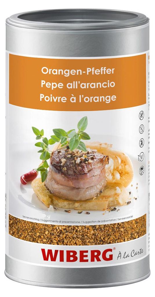 Wiberg Orangen Pfeffer Würzmischung vielseitig grob Packung Produktbild 