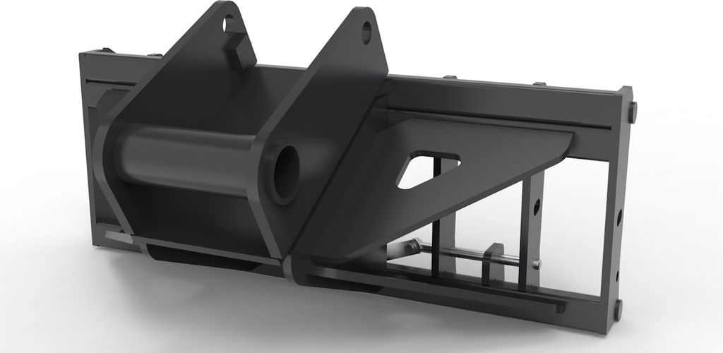 Joma-Tech Adapter von Bagger auf Euroaufnahme, Euroadapter Schaeff/Terex HR32 mechanische Verriegelung