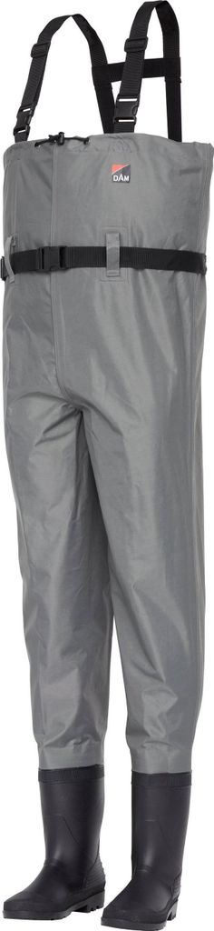 DAM Nylon Waders Herren (Light Grey) Größe 44/45