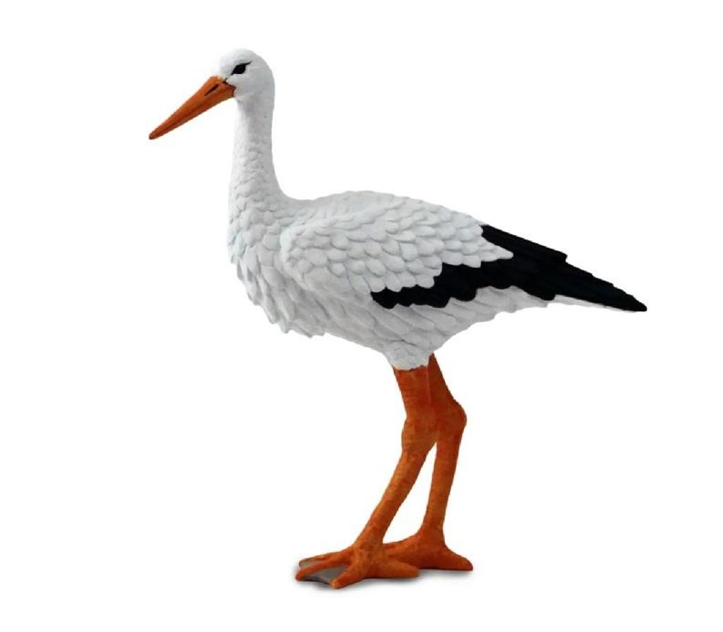 Safari Ltd 110305 Storch 12 cm Vogelwelt