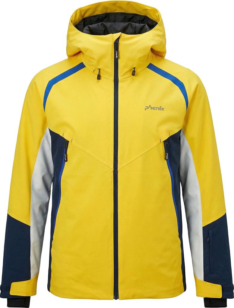 Herren Skijacke Phenix Color Mix gelb 20000 mm Größe: L