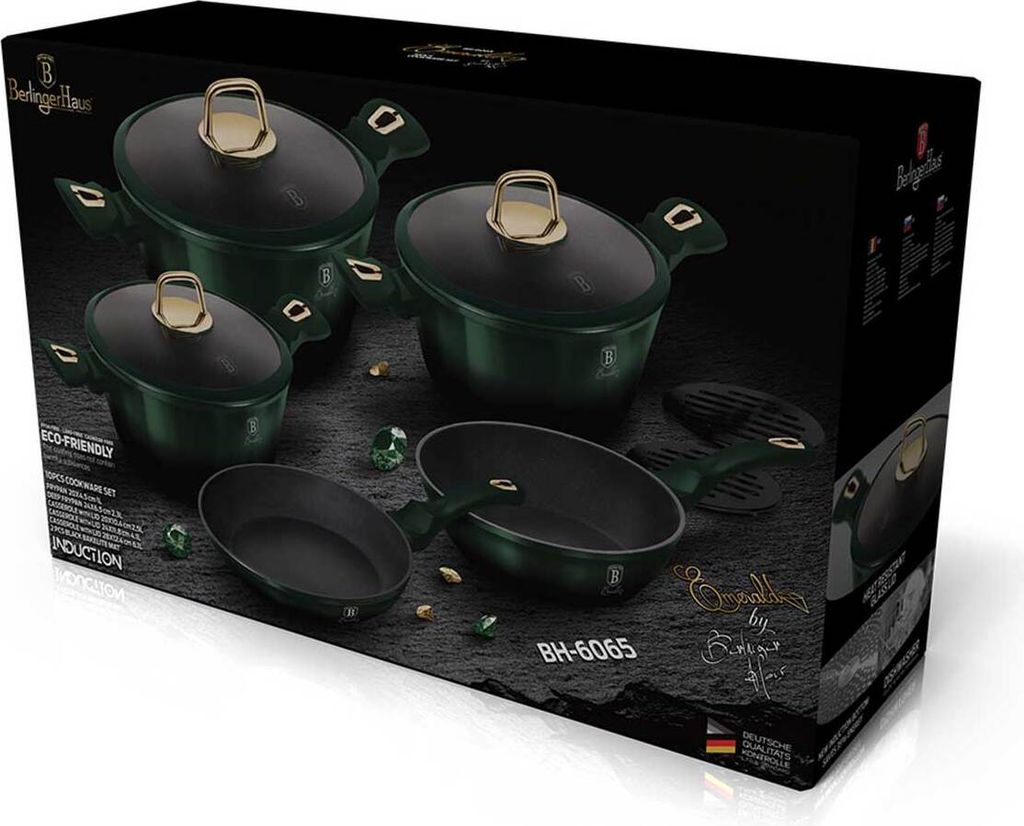 Berlinger Haus garnki 10 elementów Metallic Emerald BH6065 Zdjęcie produktu 10