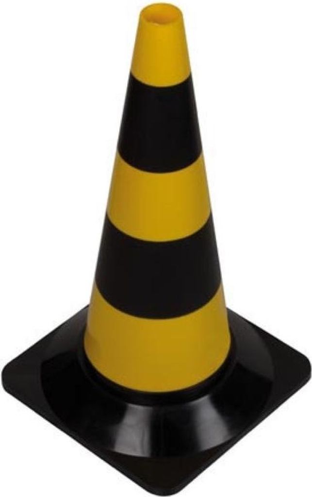 Žlutý/černý kužel - 50 cm Obrázek produktu 