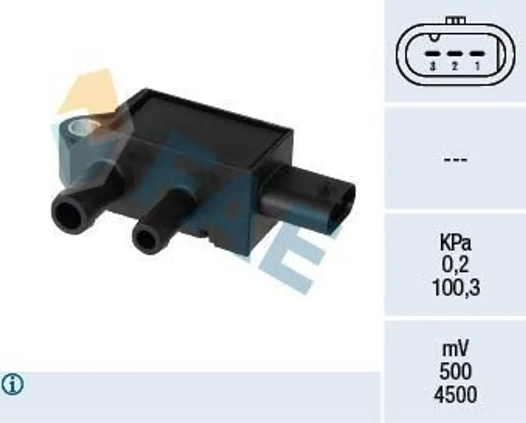 Capteur de pression FAE 16147 haute fiabilité pour Opel Astra et Mokka