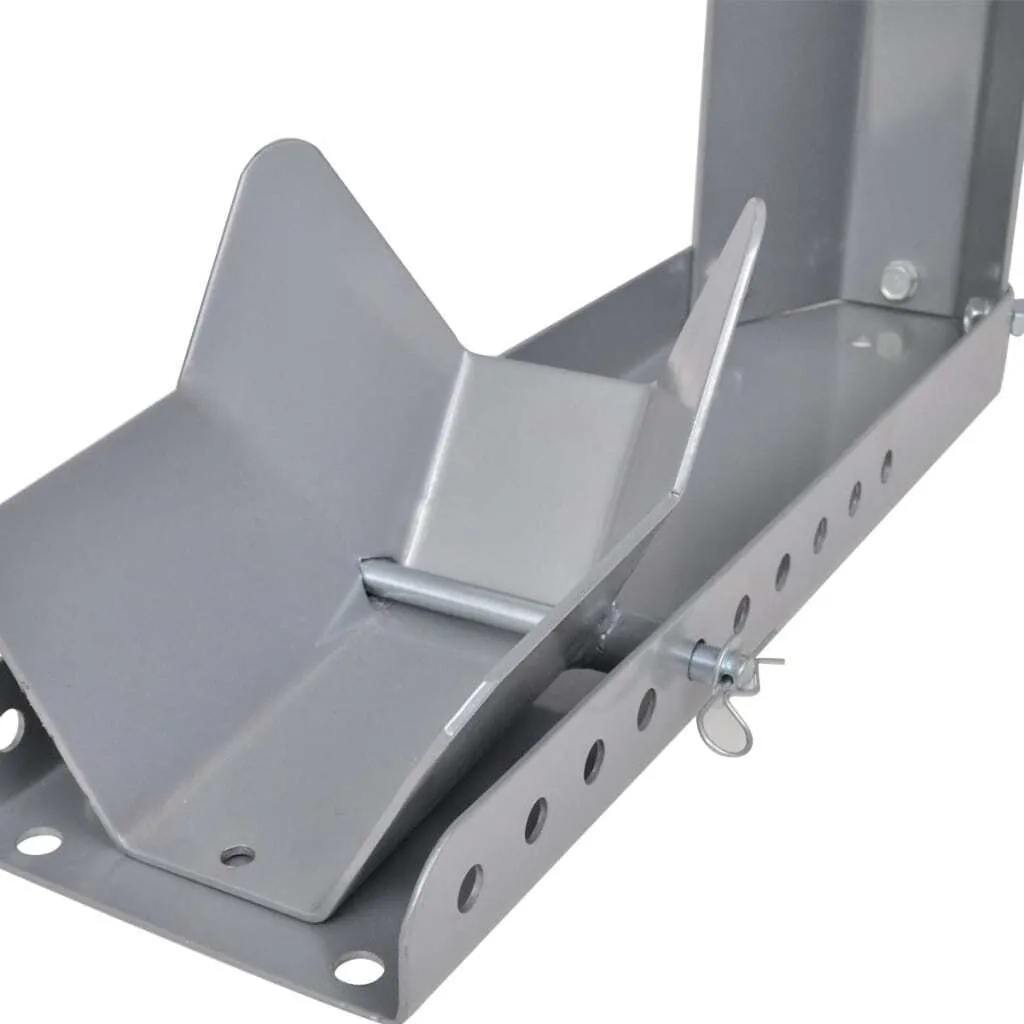 Béquille de moto 10 trous réglable en acier renforcé pour garage