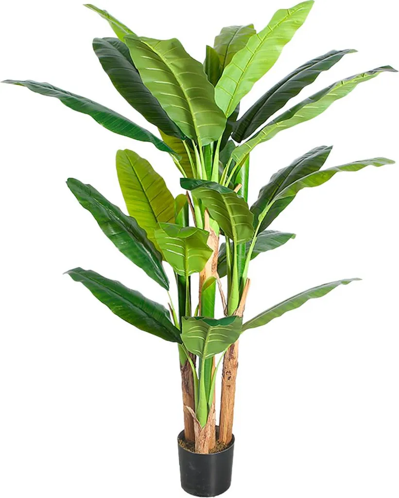 Plante Artificielle Bananier 170cm Lykke - Grand Arbre Vert d'Intérieur