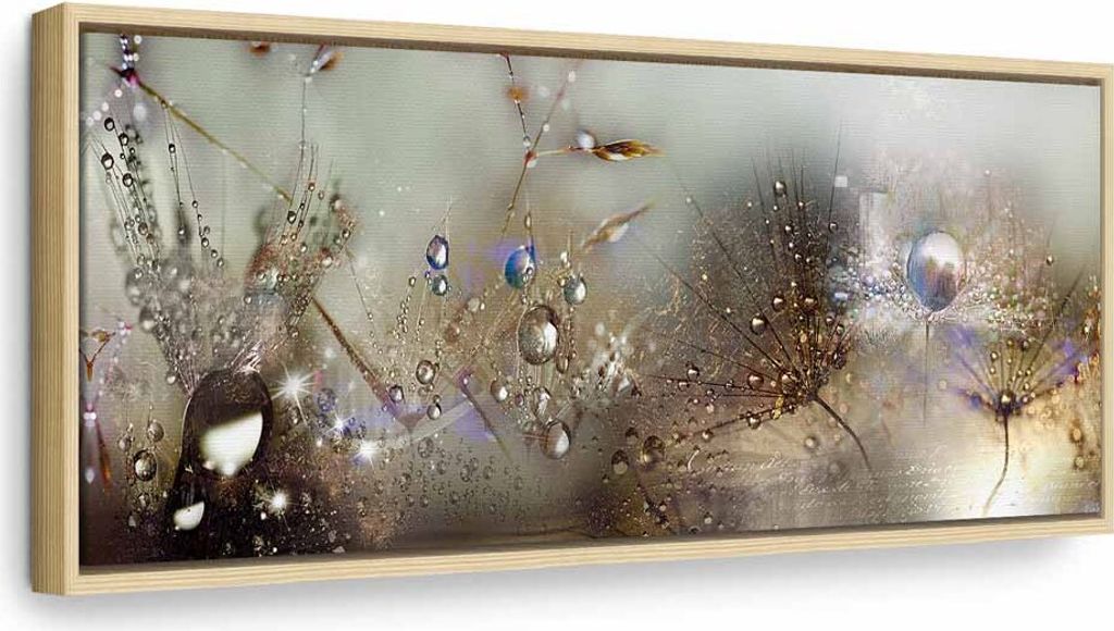 Italienischer Leinwand Leinwandbild - Nature Sounds 120x40 Produktbild 
