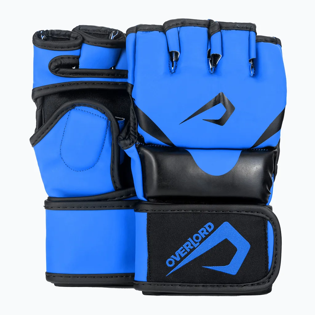 Gants de Combat Libres Overlord de Taille L Couleur Bleu pour Adulte