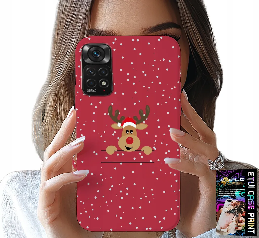 OFFERTA NATALE: Cover Xiaomi Note 11 Pro Renna + Vetro Temperato