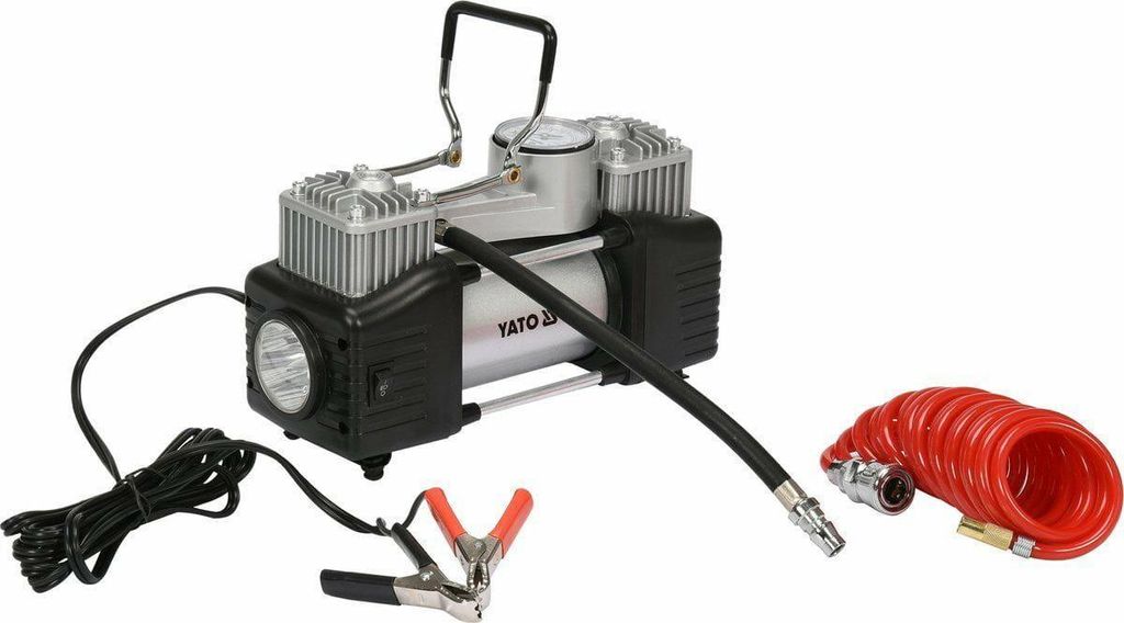 Yato Kompresor Sprężarka Mini Z Lampą Led 250W Yt-73462 Zdjęcie produktu 