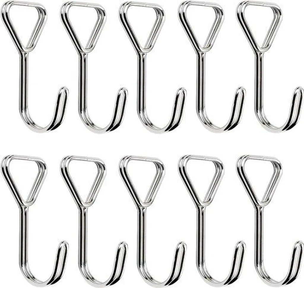 Accessoires de gréement pour voiliers et canots : lot de 10 crochets