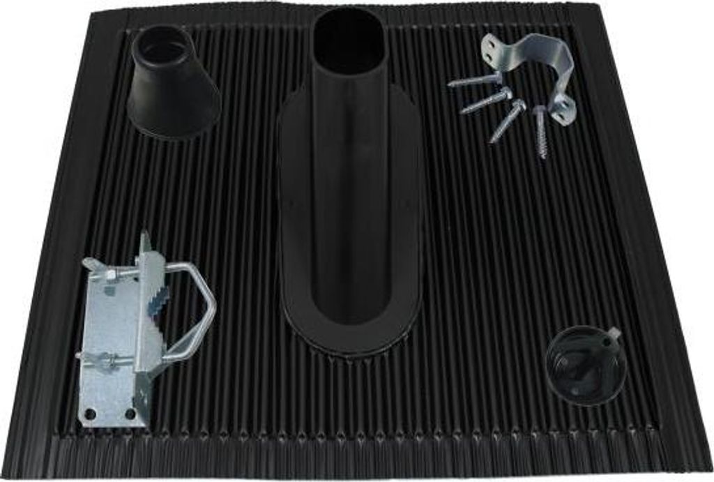 Televes Mastzubehör-Set 48/50mm MAZ4850S m.Aluziegel schwarz 244023