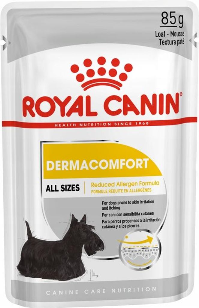 Royal Canin Care Nutrition Dermacomfort Mousse 12 x 85 g Pouchbeutel