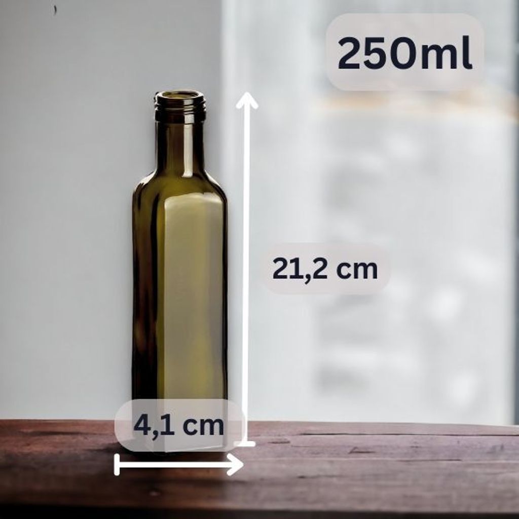 gouveo 24er Set Glasflasche 250 ml Maraska Antik mit Produktbild 3
