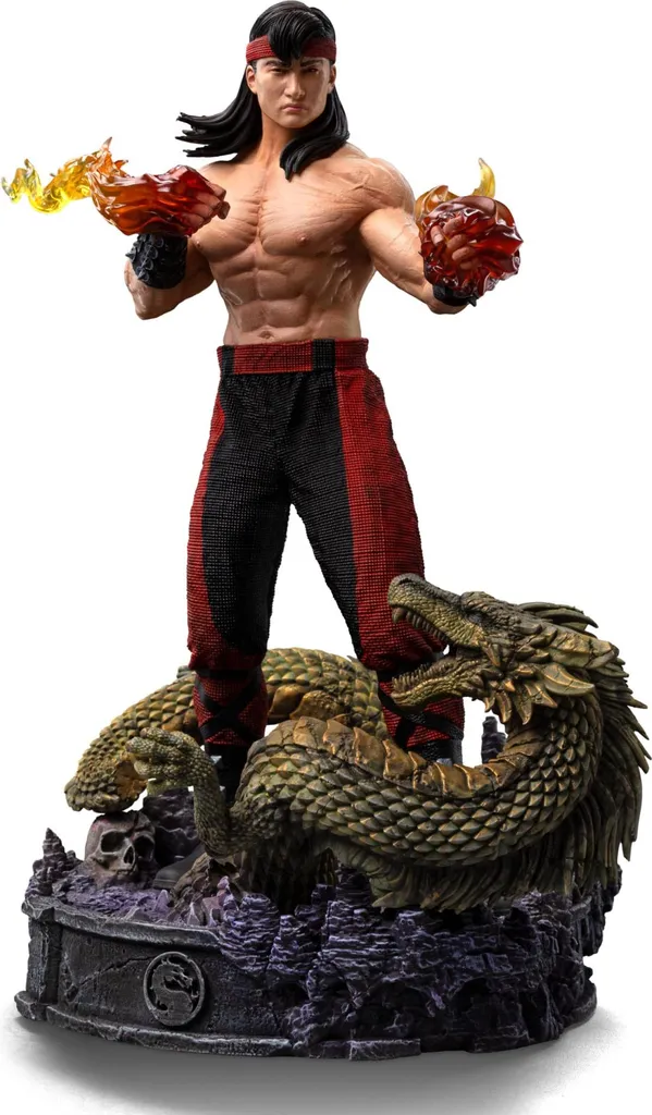 Liu Kang Mortal Kombat Art Scale 1/10 - Statue Détails Réalistes de 23 cm