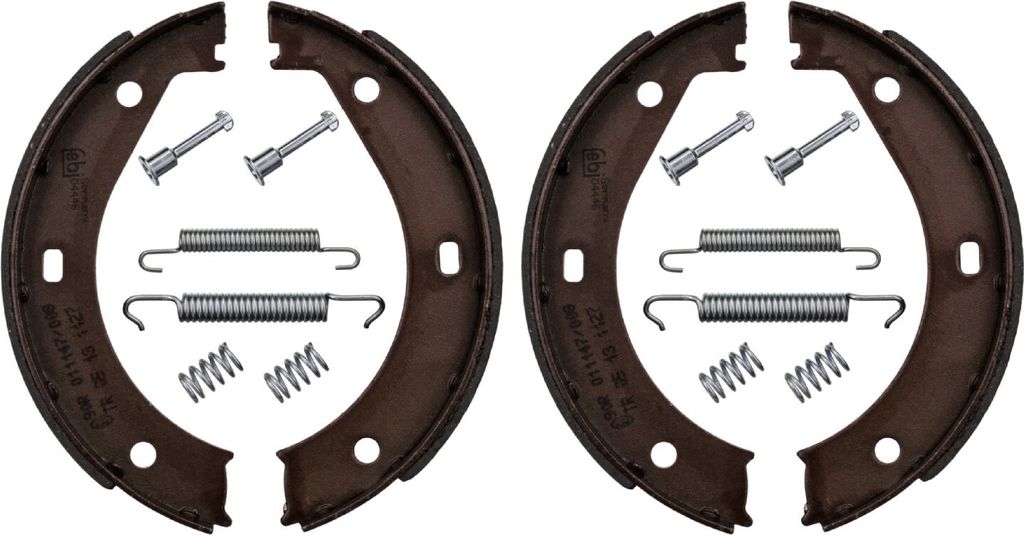 Febi Bremsbacken hinten für BMW 3er 5er 7er 8er Z3 Z8 Produktbild 