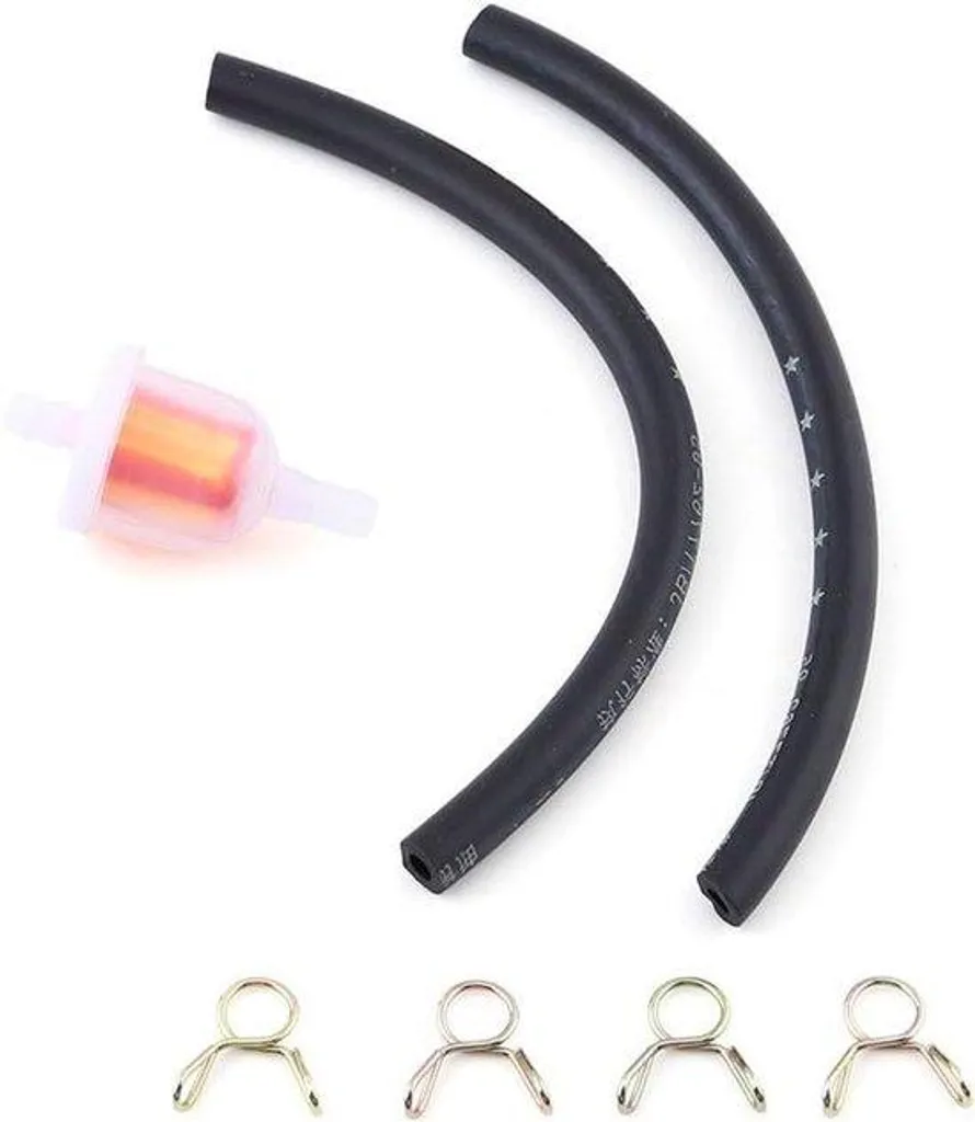 Kit filtre à essence moto universel haute performance 8mm - 4 pièces