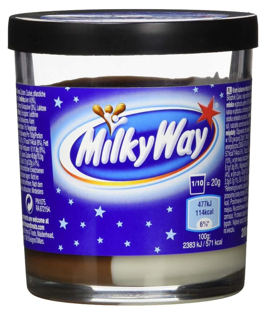 Pâte à tartiner Milky Way Duo lait et crème au chocolat Image du produit 