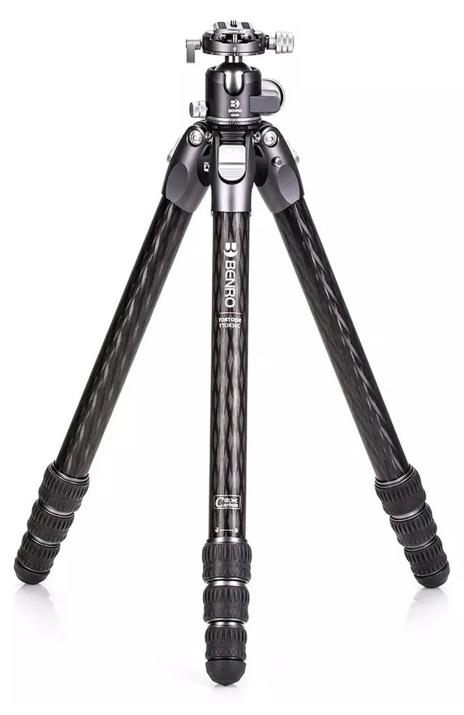 Trépied voyage carbone Benro Tortoise 34C GX35 pour paysage et macro