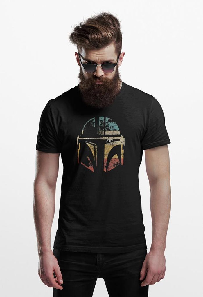 D&B 150 Uni Polo MO00099 Bobba Fett Schwarz-Größe M