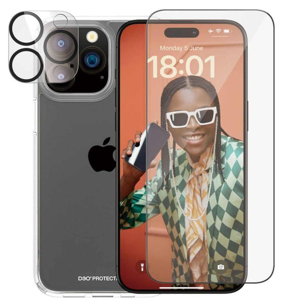PanzerGlass ® 3-in-1 Set iPhone 15 Pro Max, Apple, Apple - Produktbild 