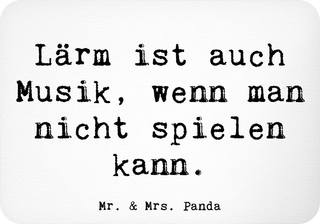 Mr. & Mrs. Panda magnet Spruch Schlagzeug Lärm - Weiß - Geschenk, Präsenz, wandmagnet, zettelhalter, Instrument, Musik, Musiker, Lernen, whitebo...