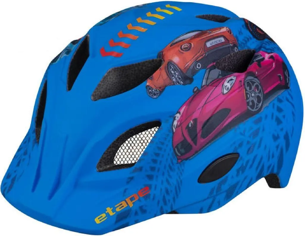 Casque vélo pour enfants Pluto Light bleu mat - Pour sorties et ville