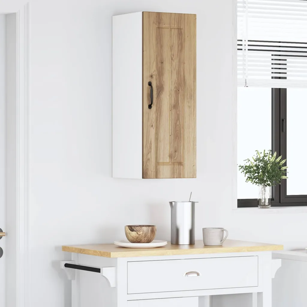 Pensile Cucina SYFAX Rovere Artigianale 30x31x80 - Promo Salvaspazio - 4