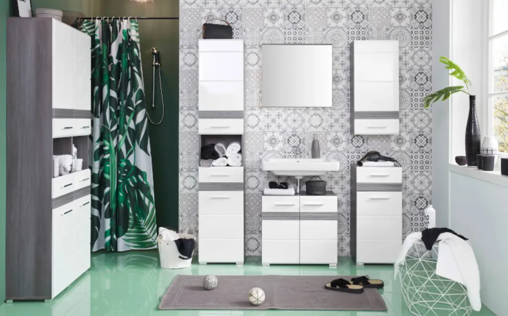 Optimisation salle de bain : Armoire Rootz 73 x 182 x 31 cm spacieuse - 3