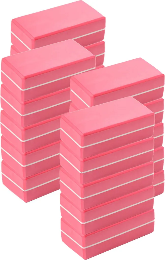 Brique de yoga Oliver pack club rouge de 20 blocs de mousse