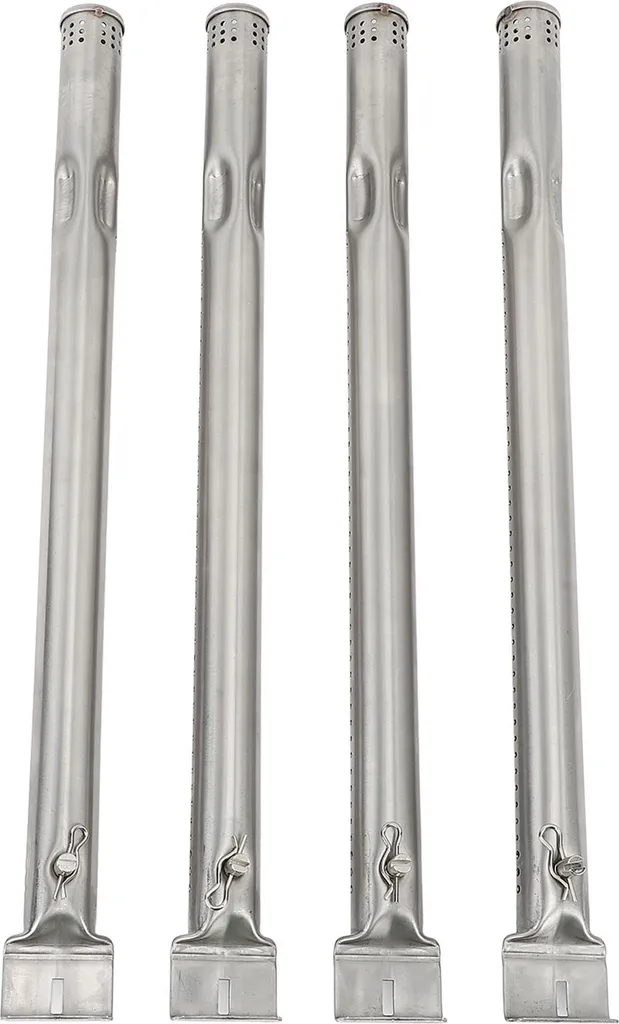 4 Brûleurs de Barbecue à Gaz en Acier Inoxydable - Tubes Universels 42cm