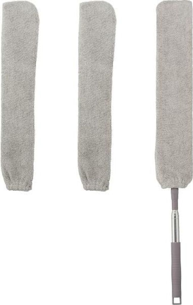 Flachfederstaubsauger mit Teleskopstiel