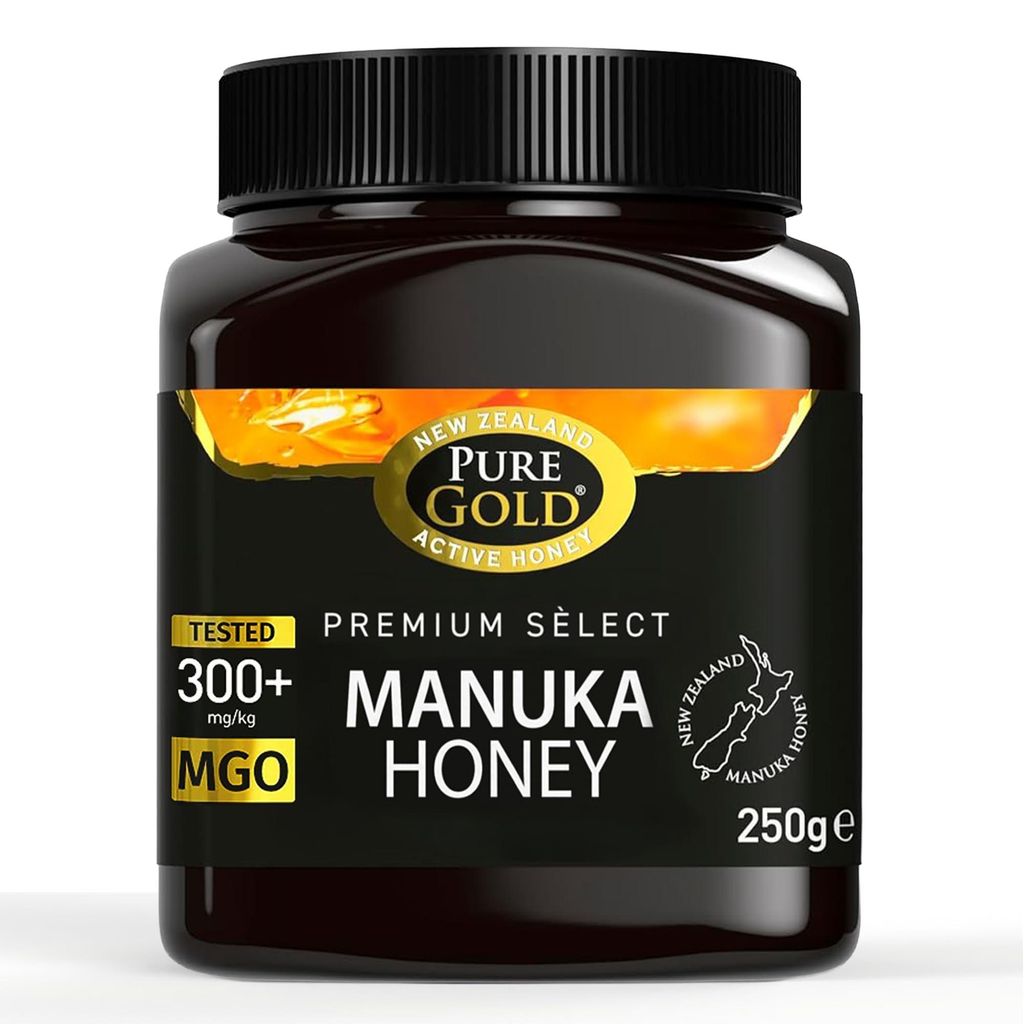 Elzusha - Premiumowy miód Manuka 300+ MGO, 250g, pochodzący Zdjęcie produktu 