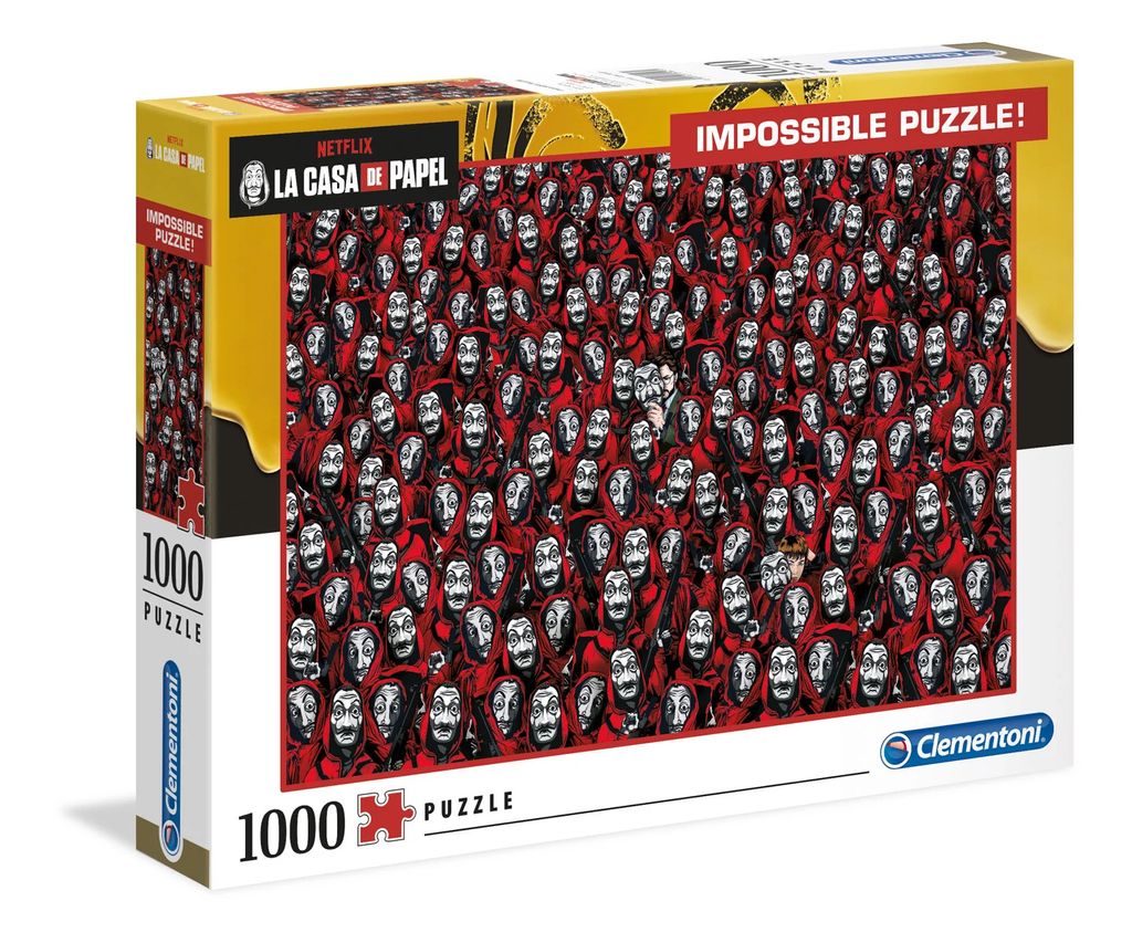 Clementoni Puzzle 1000El Nemožné Dom Z Papiera. La Casa De Obrázok produktu 