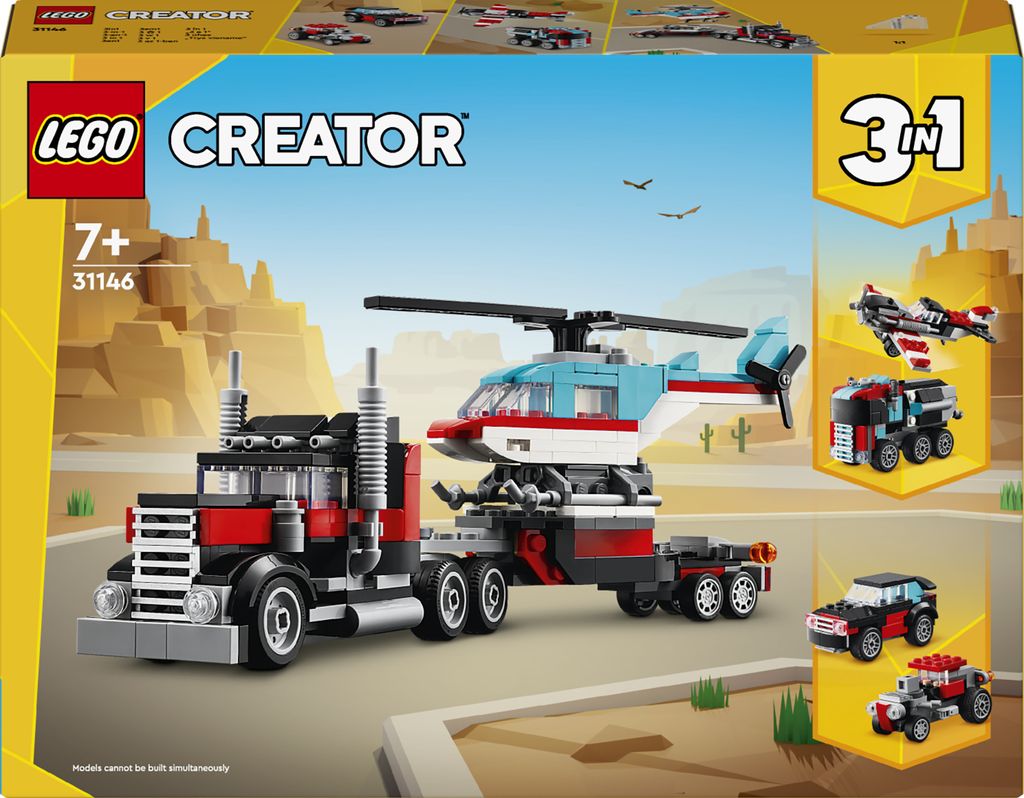 LEGO Creator Camion hélicoptère 3-en-1 - 31146 Image du produit 