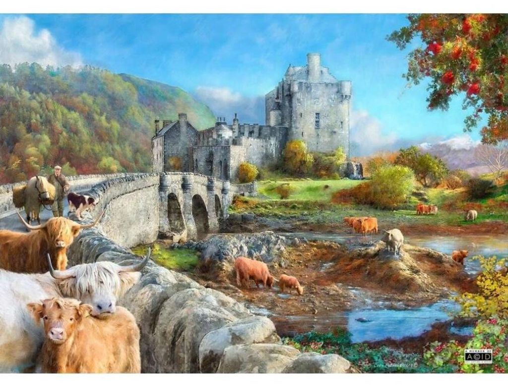 House of Puzzles House of Puzzles Puzzle Highland Morning Produktbild 
