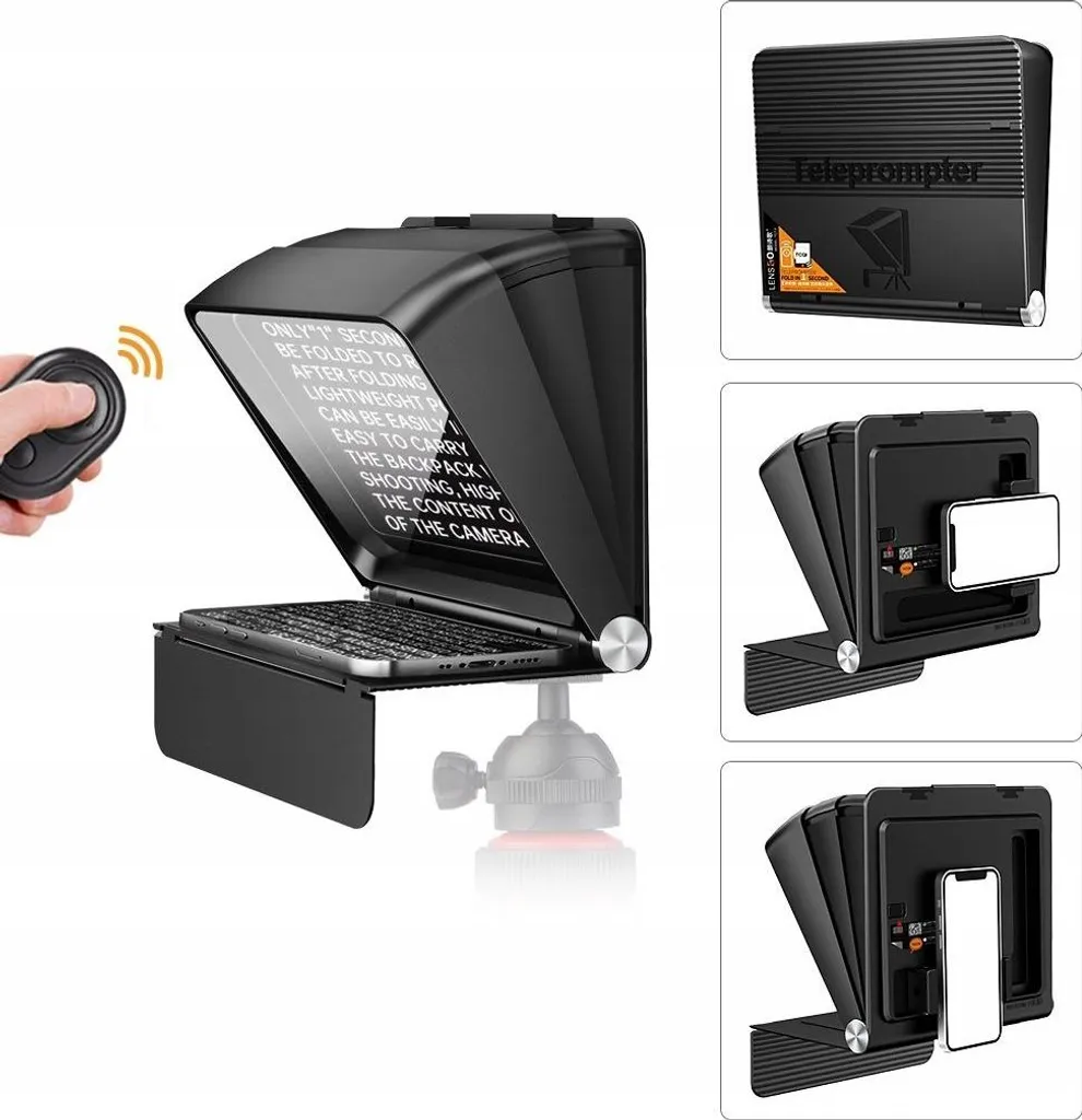 Kit Teleprompter TC7 II Professionale per Interviste e Presentazioni
