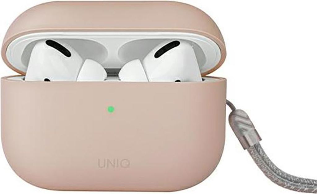 Uniq Etui Lino Airpods Pro 2 Gen Silikon Rowy/Blush Pink