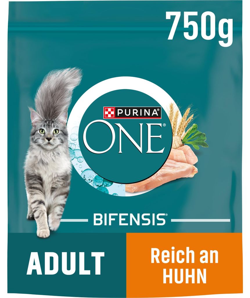 PURINA ONE BIFENSIS Adult, Katzenfutter trocken, reich an Produktbild 
