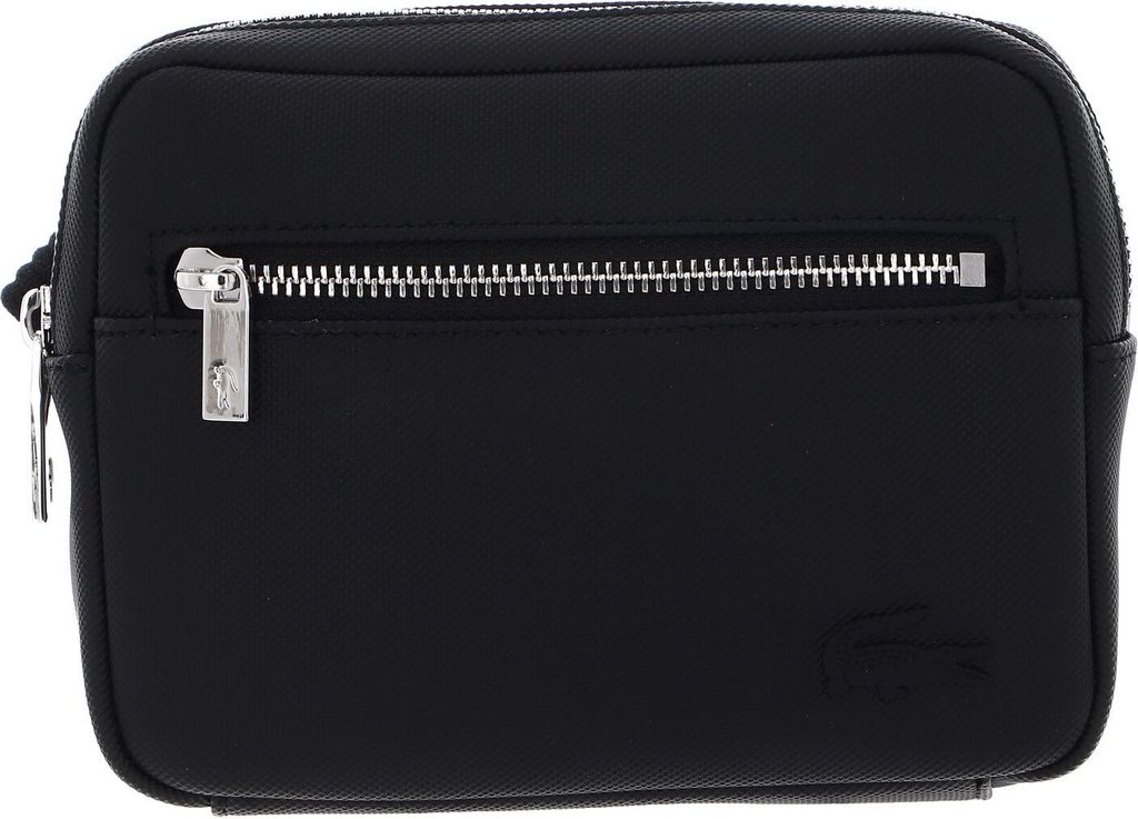 LACOSTE Umhängetasche Men's Classic Reporter Bag Noir schwarz