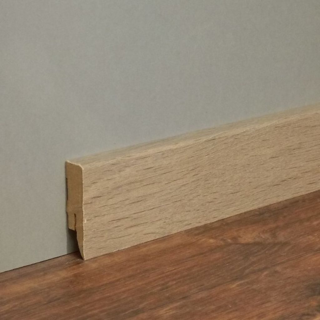 Sockelleiste / Fußleiste / Bodenleiste Lecco-91 (73261) - Eiche Rift