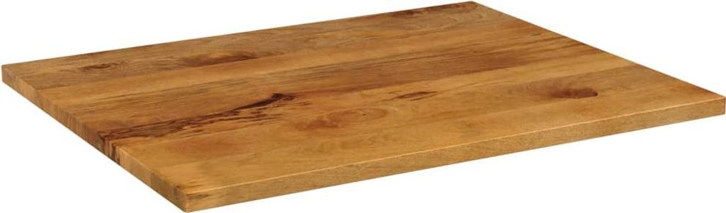 vidaXL Tischplatte 90x80x3,8 cm Rechteckig Massivholz Mango
