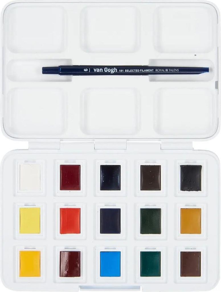 Van Gogh Aquarelverf Boîte de poche Basic Kleuren Image du produit 