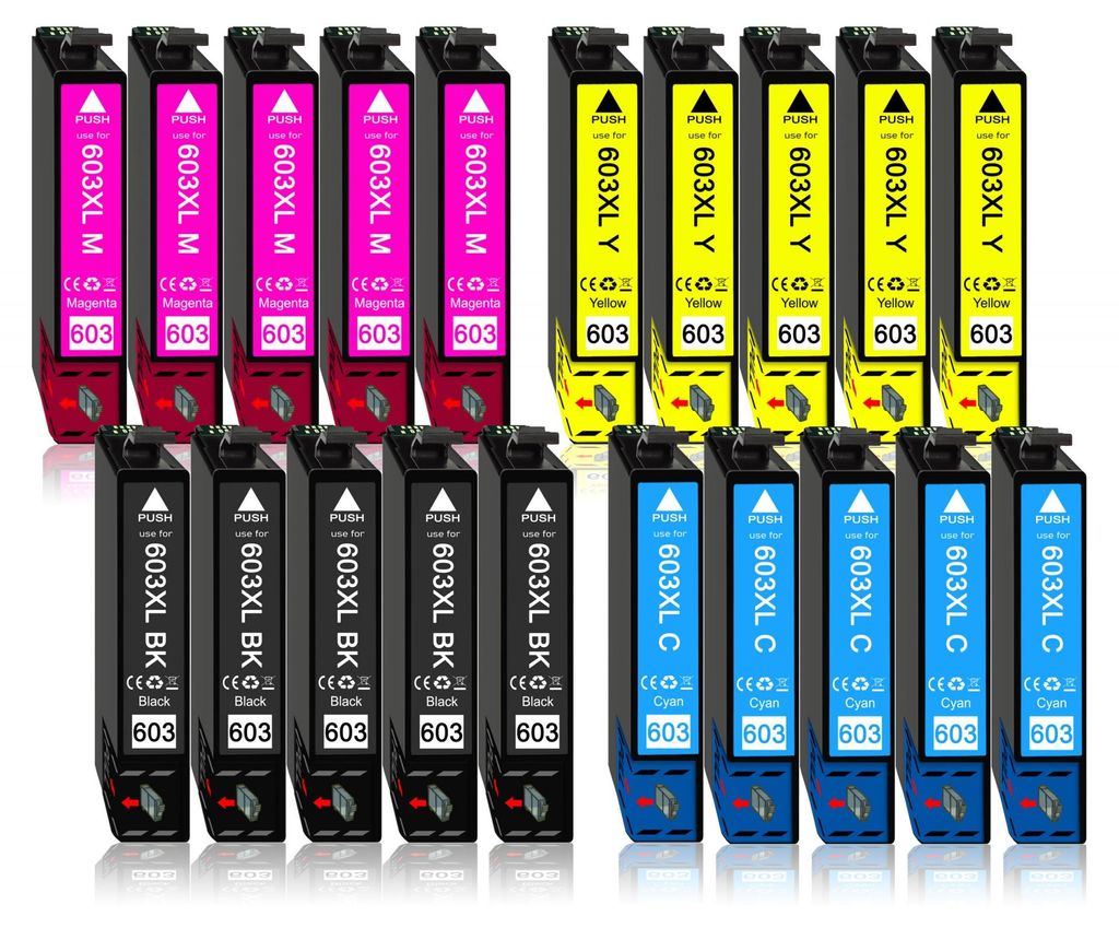 20er Sparpack ersetzt Epson 603XL (603) Druckerpatronen im Produktbild 
